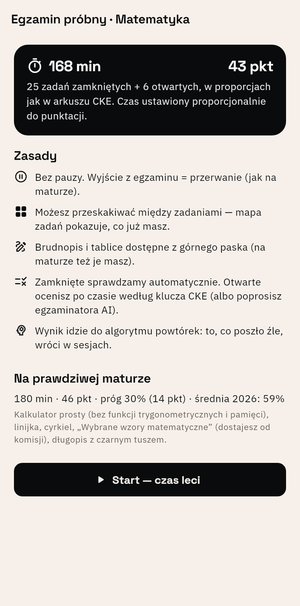 Egzamin próbny